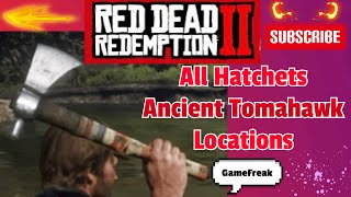 RDR2 (pt 5) ALL hatchets and ancient tomahawk locations! #videogames #gaming #tutorial