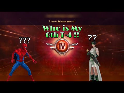 Comparison between Spider man and shadow shell lvl 80 and whom I did T-4! - Marvel Future Fight