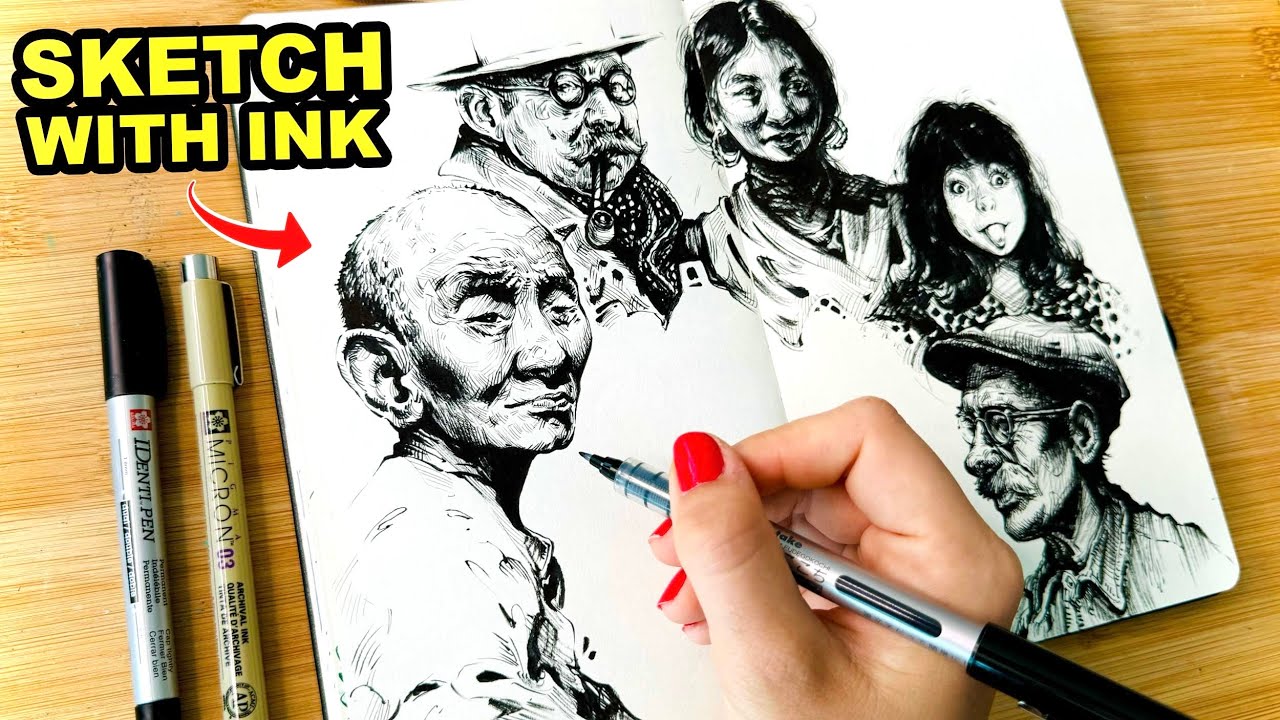 5 INK Tips to Improve Your Pen Drawings!