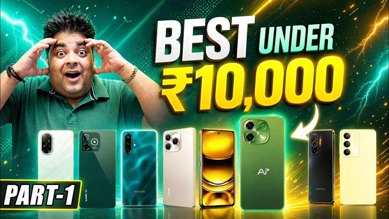 Best Smartphones Under ₹10,000 In 2026 ⚡|| Real Value In Budget | PART-1 | Gizmo Gyan
