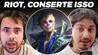 STREAMERS TESTANDO O BIZARRO LOCKE E ENLOUQUECEM - LOL