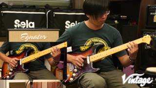 Video thumbnail for Vintage V6MSSB Sound Clip~Clean Tone by MonkCustom