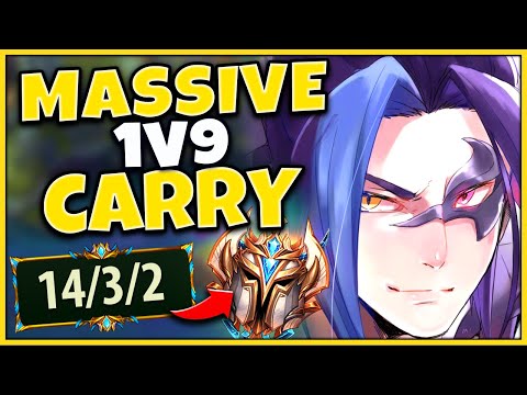 #1 KAYN WORLD THIS IS HOW YOU DEAL WITH A USELESS TEAM - League of Legends