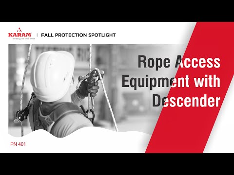 Rope Access Equipment with Descender