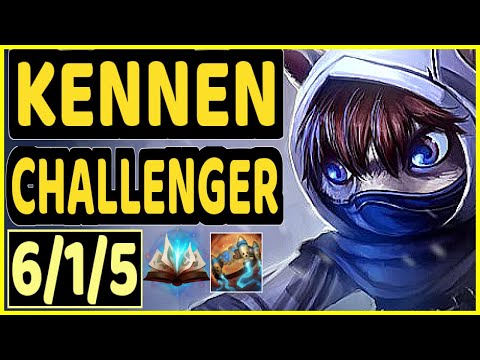 BIOPANTHER (KENNEN) - 6/1/5 KDA CHALLENGER GAMEPLAY - OC