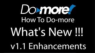 Do-more PLC - Designer 1.1 Enhancements