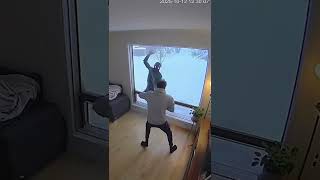 The Snowstorm Intruder: Panic in the Bathroom