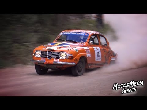 Midnattssolsrallyt 2018 - Anders Knutsson, Saab V4 - Grymt motorljud!