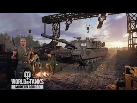 M1A2 Abrams Famous American Tank Gold/4th Mark World of Tanks Modern Armor no Brand Bug