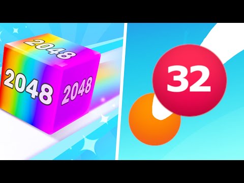 Chain Cube 2048 vs Chain 2048 - Max Level Gameplay (Part 1)