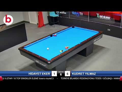 HİDAYET EKER & KUDRET YILMAZ Bilardo Maçı - 