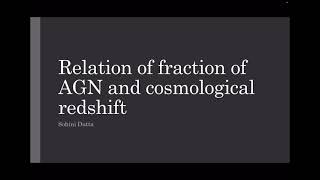 Dependence of AGN fraction on redshift: Project #1