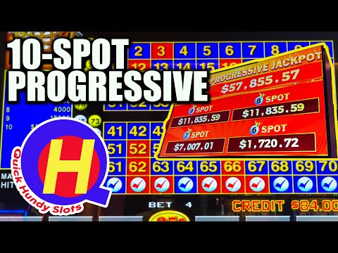 So Close!! Playing 10 Spot Progressive KENO at Palms