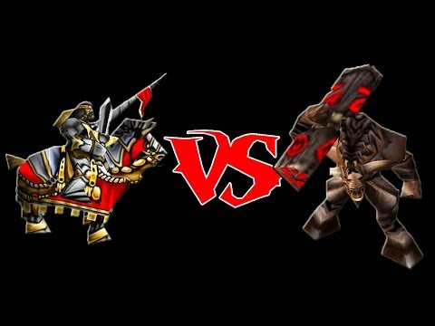 Taurens vs Knights (fully upgraded/100 limit)