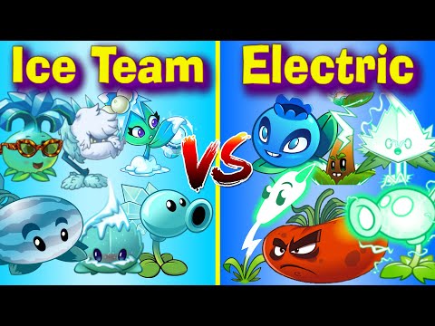 ICE vs ELECTRIC Team Plants - PVZ 2 Gameplay ► Plants vs. Zombies 2: It's About Time