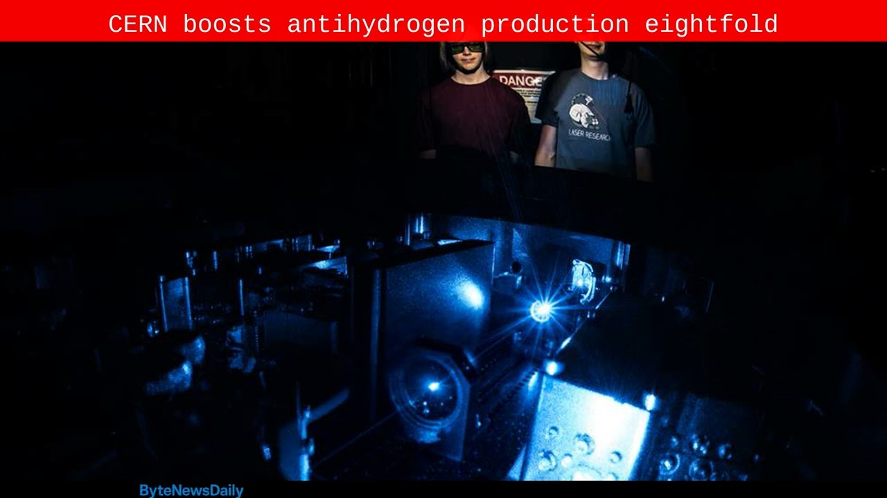 ALPHA Experiment Achieves Eightfold Increase in Antihydrogen Production Rate