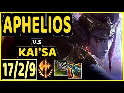 HENA (APHELIOS) vs KAI'SA - 17/2/9 KDA BOTTOM ADC CHALLENGER GAMEPLAY - KR