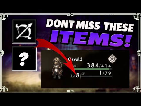 Get these 2 powerful late game Items Early! -Octopath Traveler 2