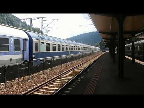 Plecarea trenului  IR 1636,din Sinaia ,si sosirea trenului IR 346  Bucuresti Nord Viena 05.06.2016