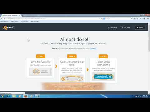 comment installer avast