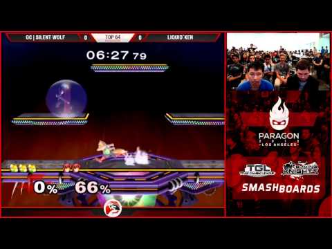 Paragon LA - GC | Silent Wolf (Fox) Vs. Liquid'Ken (Marth) SSBM WF - Smash Melee