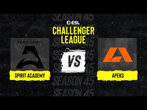 Spirit Academy vs. Apeks - Map 5 [Overpass] - ESL Challenger League Season 45 Europe Grand Final