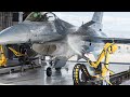 US Testing Super Fast Robots To Clean Dirty Fighter Jet