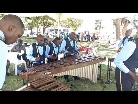Zimbabwe Republic Police Marimba band performance