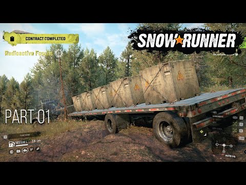 SnowRunner Radioactive Fossils Contract COMPLETED  PART 01 @ Ultra Setting 1080p 60Fps