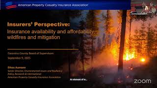 Download the video "Wildfire Insurance Crisis - Public Forum 2 - September 9, 2025"