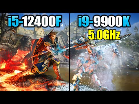 i5-12400F vs i9-9900K (5.0GHz) - Test in 10 Games