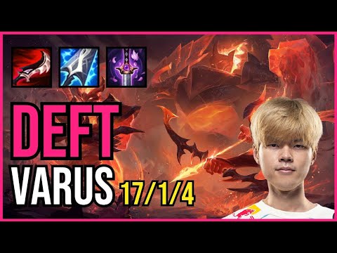 DEFT - VARUS vs APHELIOS ADC - KR Grandmaster - Patch 11.5 QUADRAKILL