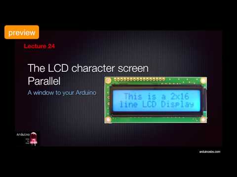 Arduino SbS Preview - LCD character screen Part 1 of 2