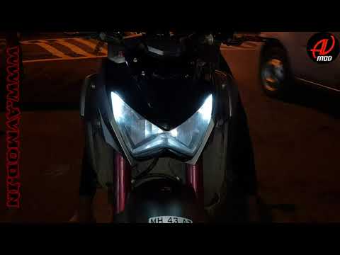 Kawasaki Z800 Xenon headlight By AvMoD