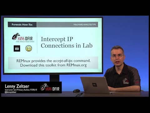 How to Intercept IP Connections in a Malware Analysis Lab
