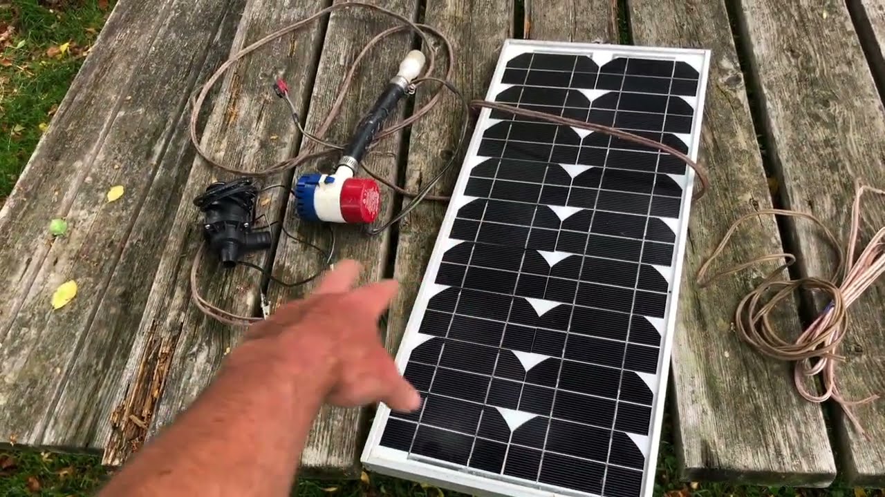 Solar Water Pump - SUPER simplified introduction