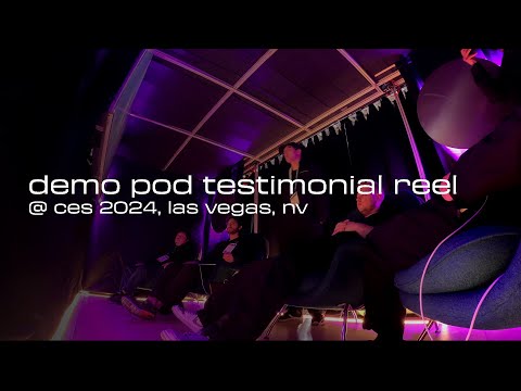 CES 2024 Testimonial Reel - The Demo Pod by EDGE Sound Research