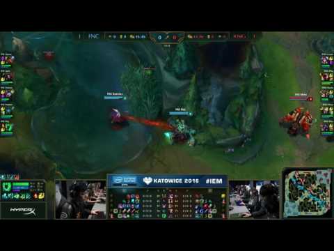 League of Legends - FNC vs. RNG - IEM Katowice 2016 - Semifinal Map 3