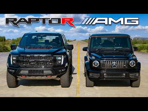 Ford F-150 Raptor R vs AMG G63: ARRANCONES