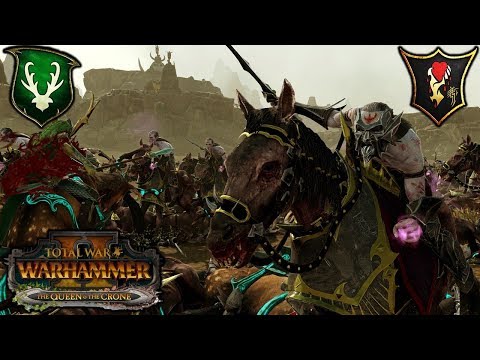 WAYWATCHING HELLEBRON - Wood Elves vs. Dark Elves - Total War Warhammer 2 Gameplay