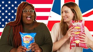 American & British People Swap Snacks
