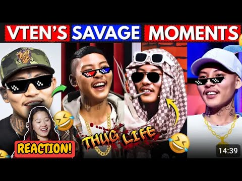 VTEN Thug Life 😈 | Savage Replies & Viral Moments #reationvideo