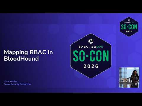 Mapping RBAC in BloodHound | SO-CON 26