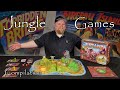 Jungle Adventure Board Game Review Compilation Jumanji Stampede Forbidden Bridge Fireball Island