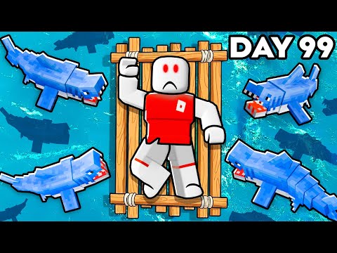 I Survived 99 Nights On A RAFT in the OCEAN...