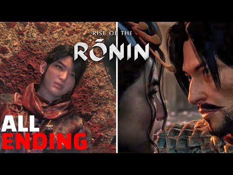 All Endings Rise of the Ronin (Kill Your Blade Twin vs Spare your Blade Twin) 2024