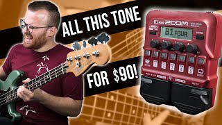 Video thumbnail for The Ultimate Bass Multi-Effect Pedal For Under $100?! - Zoom B1 Four [Demo] by Patrick Hunter