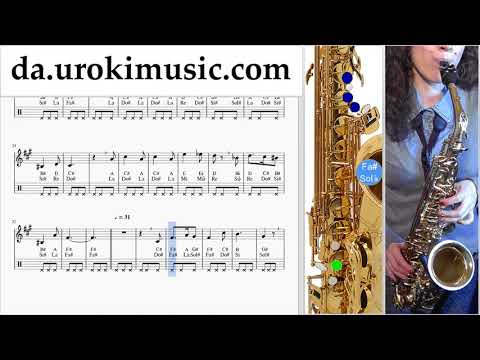 Lær At Spille Saxofon (Tenor) Harry Potter - Hedwig's Theme Lektioner Sange um-i246