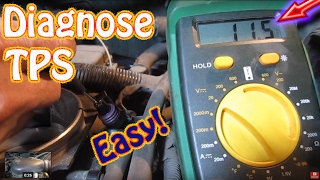 How to Test a Throttle Position Sensor - DIY TPS Diagnostic Procedure Chevy Blazer