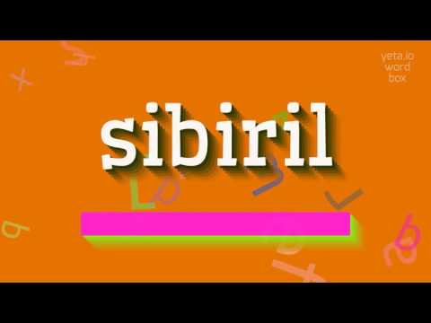 How to say "sibiril"! (High Quality Voices)